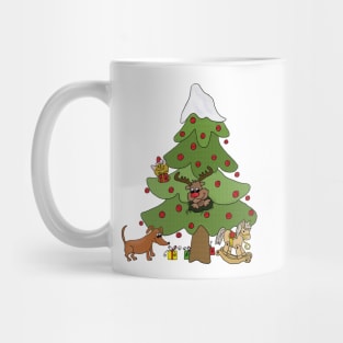 Witziger Weihnachtsbaum Mug